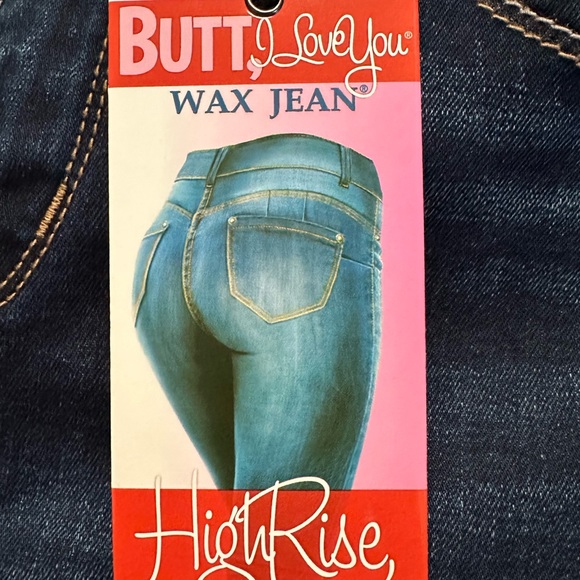 Butt I Love You High Rise Butt Lifting Wax Jeans Size 1/25 - Picture 1 of 17
